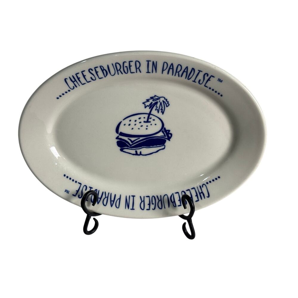 Homer Laughlin USA Jimmy Buffet Cheeseburger in Paradise Plate